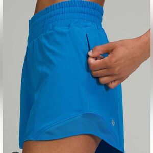 NWT Lululemon Hotty Hot High-Rise Short  4"  SIZE 2 POOLSIDE BLUE SIZE 2 running